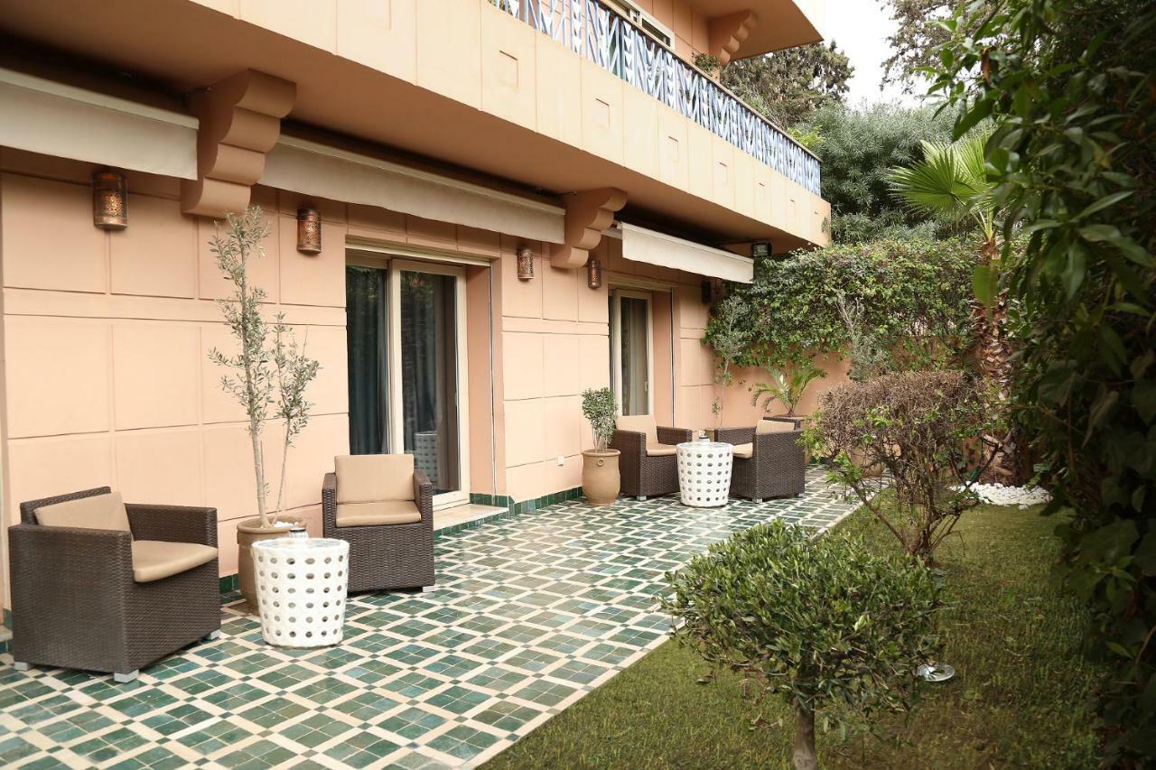 The Ruby Apartment With Private Swimming Pool - Hivernage Quarter - By Goldex Marrakech 马拉喀什 外观 照片