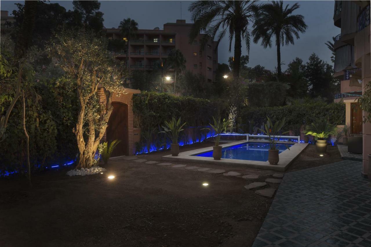 The Ruby Apartment With Private Swimming Pool - Hivernage Quarter - By Goldex Marrakech 马拉喀什 外观 照片