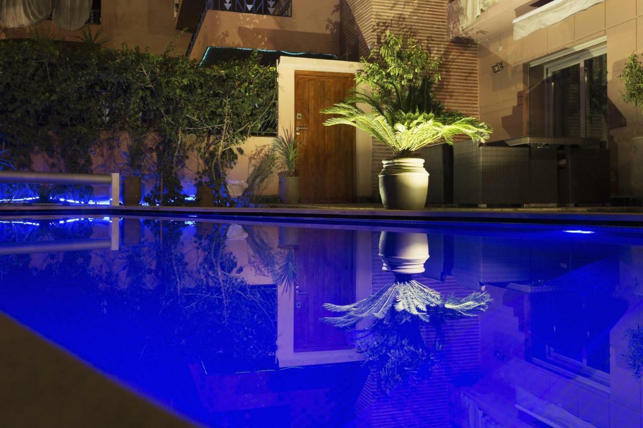 The Ruby Apartment With Private Swimming Pool - Hivernage Quarter - By Goldex Marrakech 马拉喀什 外观 照片
